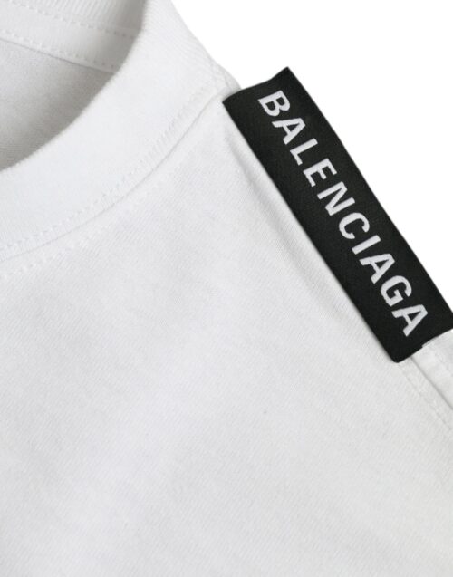 Balenciaga Off White ümara kaelusega T-särk