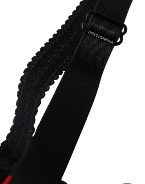 4571415.jpg Dolce & Gabbana Bordeaux Silk Stretch Balconcino Bra Underwear