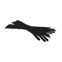 Dolce & Gabbana Mustad Küünarnukini Kindad 10 Dolce & Gabbana Mustad Küünarnukini Kindad