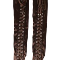 Dolce & Gabbana pruunid paeltega sõrmedeta kindad