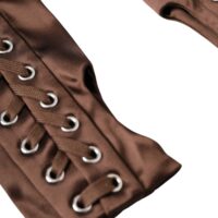 Dolce & Gabbana pruunid paeltega sõrmedeta kindad