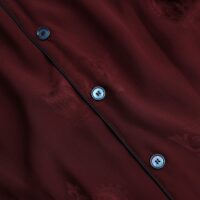 Dolce & Gabbana bordoopunane žakaar pikkade varrukatega särk Crown 14 Dolce & Gabbana bordoopunane žakaar pikkade varrukatega särk Crown