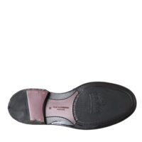 Dolce & Gabbana Mustad Oxfordi pidulikud meeste kingad Wingtip