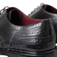 Dolce & Gabbana Mustad Oxfordi pidulikud meeste kingad Wingtip