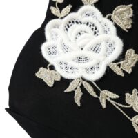 4579410.jpg Dolce & Gabbana Must/Valge tikandiga lühikesed saapad