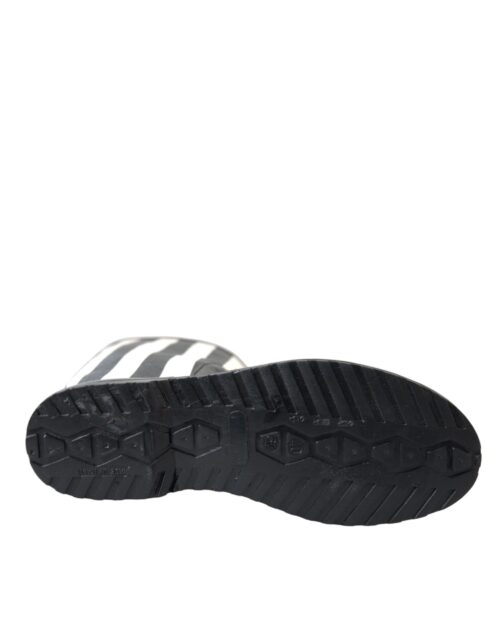 Dolce & Gabbana mustad põlvikud kummisaapad