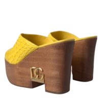 4582444.jpg Dolce & Gabbana Kollased platvorm-mule-sandaalid