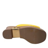 4582446.jpg Dolce & Gabbana Kollased platvorm-mule-sandaalid