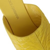 4582448.jpg Dolce & Gabbana Kollased platvorm-mule-sandaalid