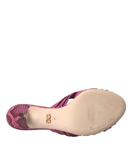 Dolce & Gabbana roosad kitten-heel sandaalid