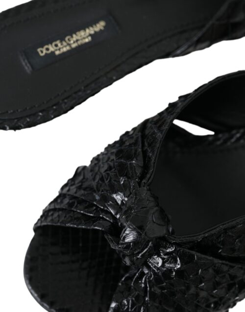 4582541.jpg Dolce & Gabbana Mustad kontsaga sandaalid