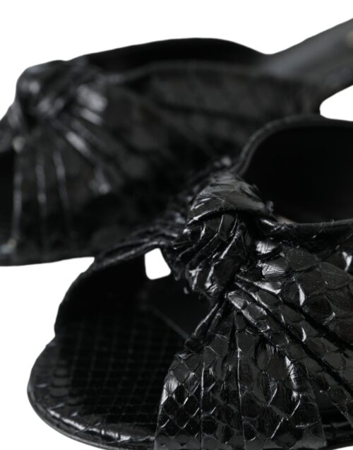 4582542.jpg Dolce & Gabbana Mustad kontsaga sandaalid