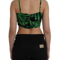 4583070.jpg Dolce & Gabbana must-roheline lehemustriga lühike halter-topp