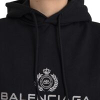 4583428.jpg Balenciaga Black Logo kapuutsiga dressipluus