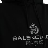 4583429.jpg Balenciaga Black Logo kapuutsiga dressipluus