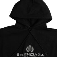 4583430.jpg Balenciaga Black Logo kapuutsiga dressipluus