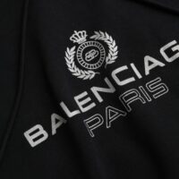 4583431.jpg Balenciaga Black Logo kapuutsiga dressipluus