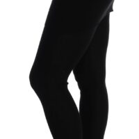 459443-2.jpg Dolce & Gabbana mustad kõrge vöökohaga retuusid