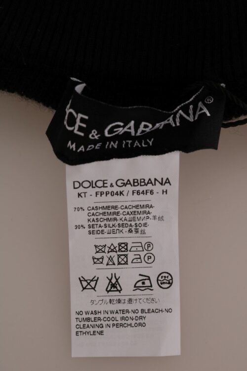 459446-2.jpg Dolce & Gabbana mustad kõrge vöökohaga retuusid