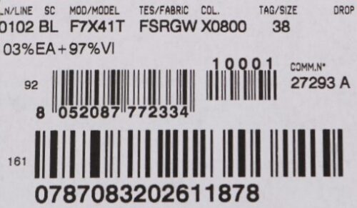 Dolce & Gabbana must-valge triibuline pluus