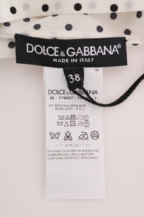 Dolce & Gabbana valge täpiline T-särk SICILY kollektsioonist