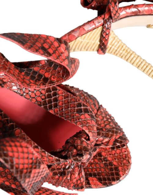 Dolce & Gabbana korall kontsaga sandaalid