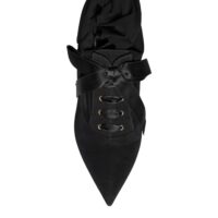 4629580.jpeg Dolce & Gabbana Mustad stiletto kontsaga keskmise säärepikkusega saapad