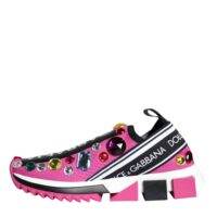 4634225.jpeg Dolce & Gabbana Pink Sorrento kristallidega madalad tossud