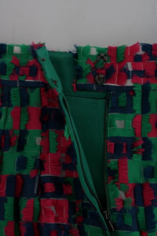 Dolce & Gabbana roosa-roheline žakaarpliiatsseelik