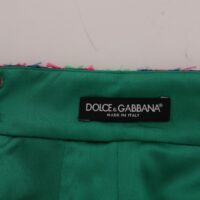 Dolce & Gabbana roosa-roheline žakaarpliiatsseelik