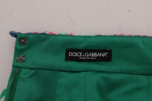 Dolce & Gabbana roosa-roheline žakaarpliiatsseelik