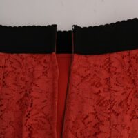 Dolce & Gabbana Oranž makrameepitsiga pliiatsseelik