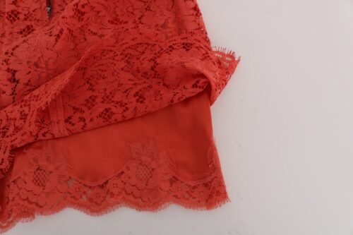 Dolce & Gabbana Oranž makrameepitsiga pliiatsseelik