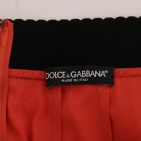 Dolce & Gabbana Oranž makrameepitsiga pliiatsseelik