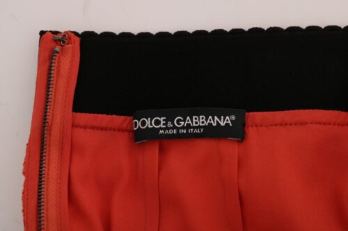 Dolce & Gabbana Oranž makrameepitsiga pliiatsseelik