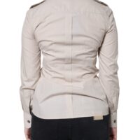 Dolce & Gabbana Beež kraega nööbitav särk