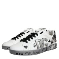 4666776.jpeg Dolce & Gabbana valged ja hõbedased Portofino tossud