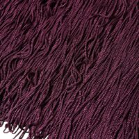 Dolce & Gabbana must siidist täpiline narmastega V-kaelusega midikleit