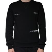 Dolce & Gabbana must logoprindiga pusa