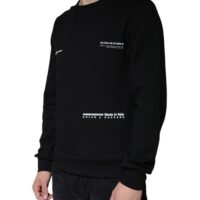 Dolce & Gabbana must logoprindiga pusa