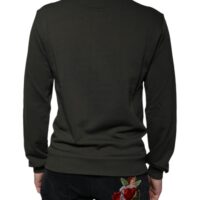 Dolce & Gabbana armee roheline pullover DG Crown 11 Dolce & Gabbana armee roheline pullover DG Crown