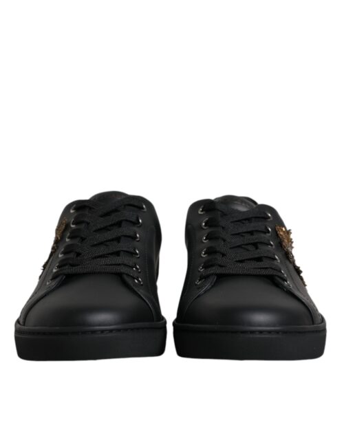 4700912.jpeg Dolce & Gabbana Black London Sacred Heart Men Sneakers Shoes