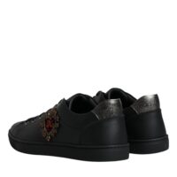 4700915.jpeg Dolce & Gabbana Black London Sacred Heart Men Sneakers Shoes