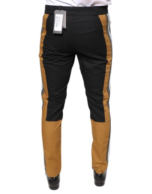 Dolce & Gabbana mitmevärvilised triibulised skinny püksid