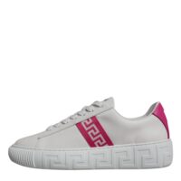 4781781.jpeg Versace white/pink Greca pattern platform sneakers