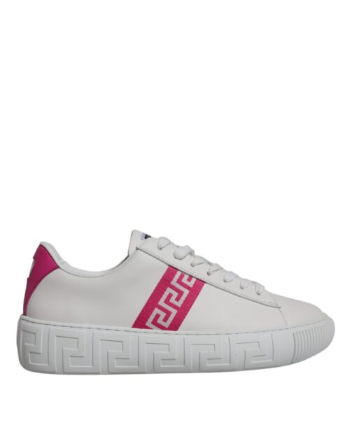 4781782-1.jpeg Versace white/pink Greca pattern platform sneakers