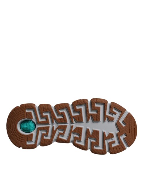 Versace valged Trigreca Barocco Print madalad tossud