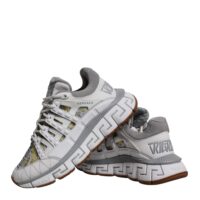 Versace valged Trigreca Barocco Print madalad tossud