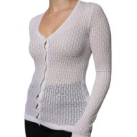 Dolce & Gabbana Valge nööbiga kardigan