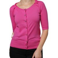 Dolce & Gabbana Roosa nööbitav kardigan